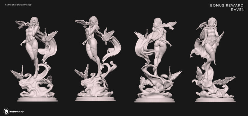 Raven - Teen Titans - DC Comics (SFW/NSFW 18+ Only) - 1:6 Scale Figure