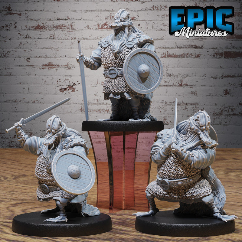 Duck Bandit – Birdfolk Fighter – Resin Tabletop Miniature