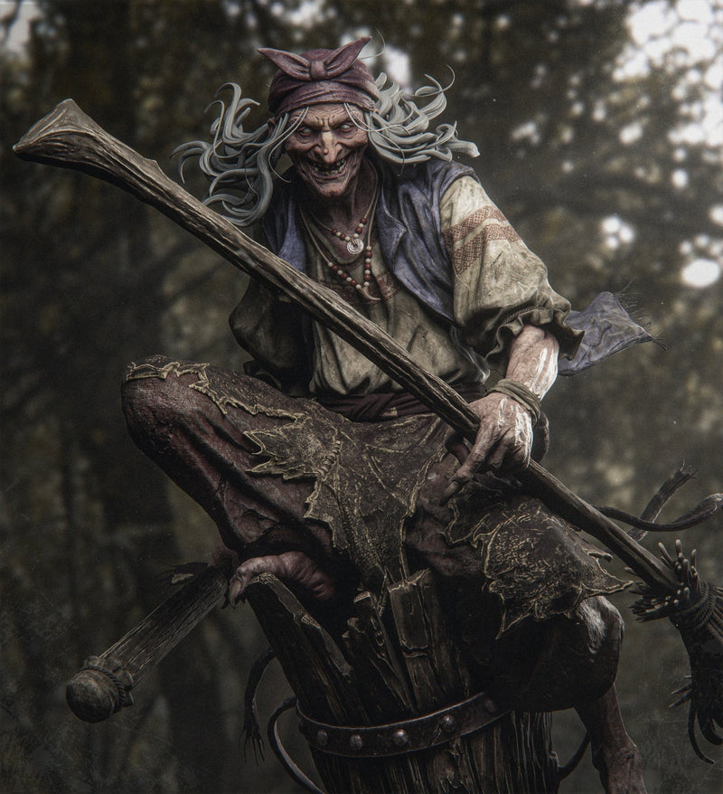 Baba Yaga - (SFW/NSFW 18+ Only) - 1:6, 1:9 Scale Figures & Bust