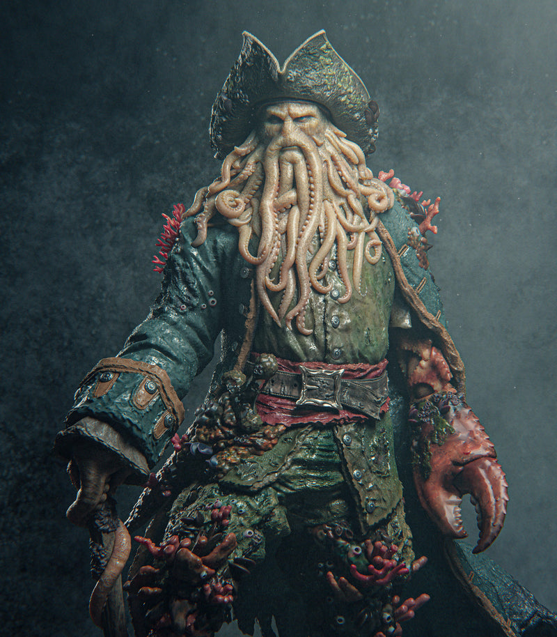 Davy Jones - Pirates of the Caribbean - 1:6, 1:9 Scale Figures & Bust