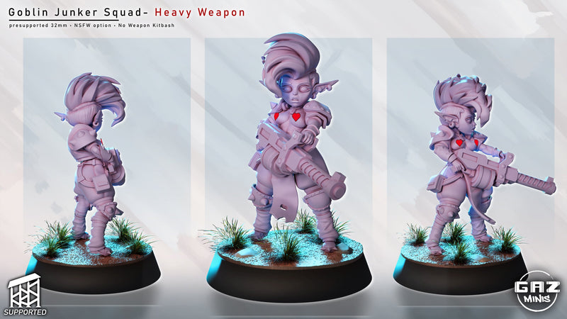 Goblin Junkers – Female Goblin Mercenaries – Sci-Fi Miniatures (SFW/NSFW 18+ Only)