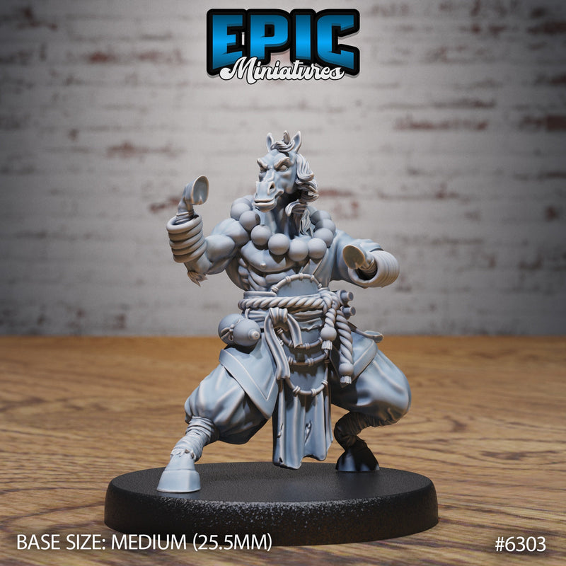 Horsefolk Monk – Resin Tabletop Miniature
