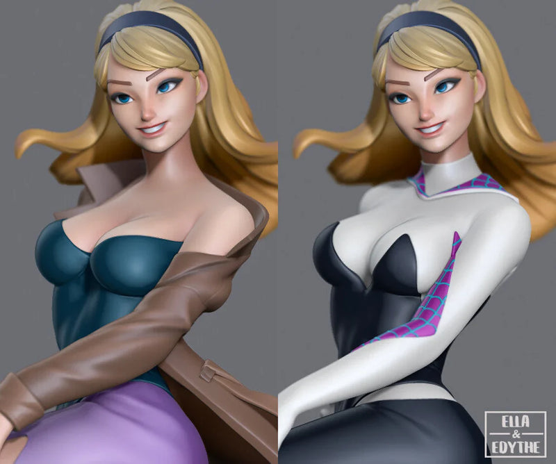 MJ and Gwen - Marvel Comics (Fan Art) - 1:10 scale