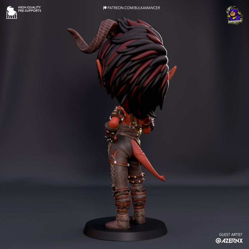 Chibi Karlach - Baldur's Gate 3 Figure