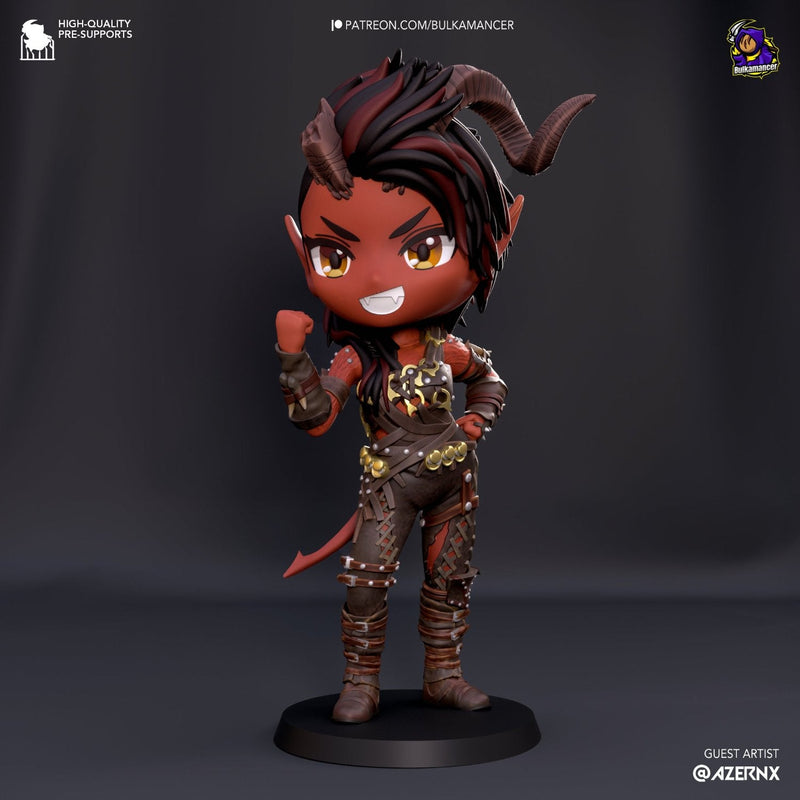 Chibi Karlach - Baldur's Gate 3 Figure