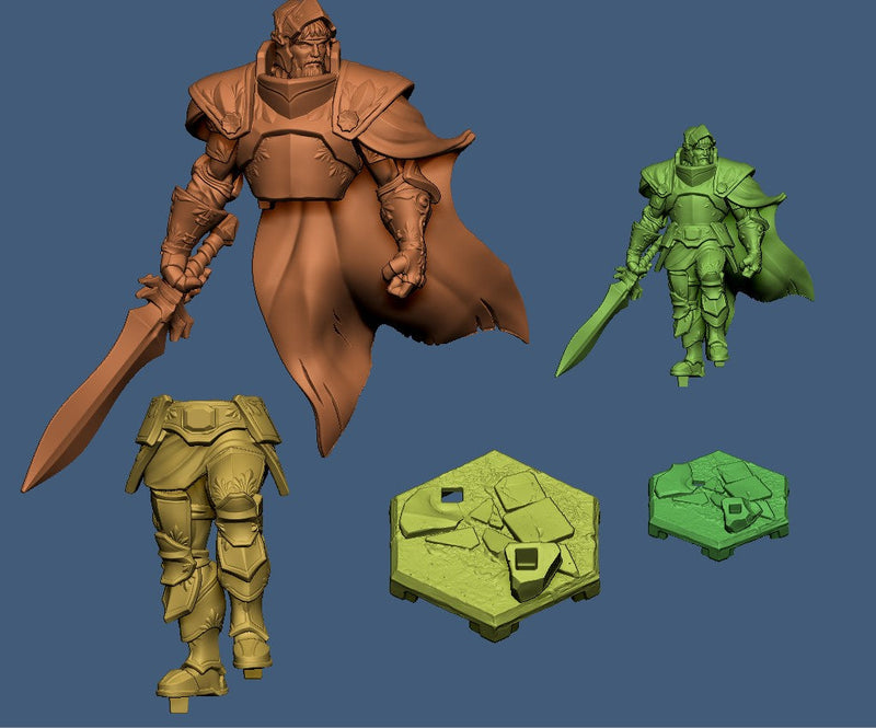 King Arthur – Human Fighter – Resin Tabletop Miniature