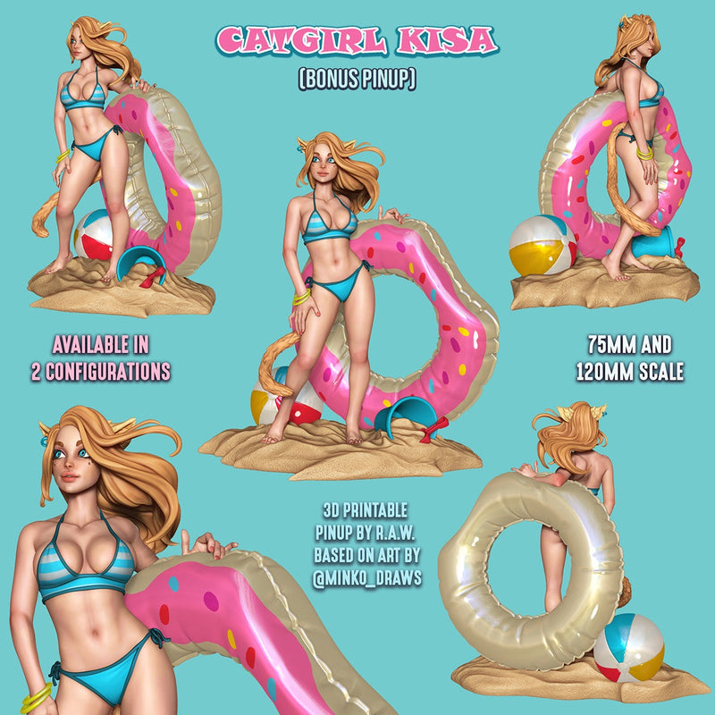 Kisa Catgirl – Original Character – 75mm & 120mm Scale Figure