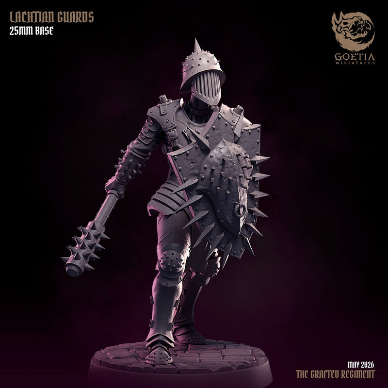 Lachtian Guards – Human Fighters – Resin Tabletop Miniatures