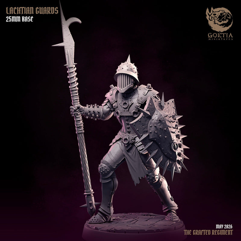 Lachtian Guards – Human Fighters – Resin Tabletop Miniatures