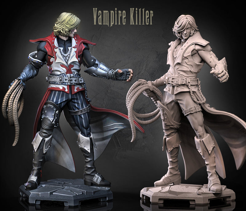 Leon Belmont – Human Fighter – Resin Tabletop Miniature
