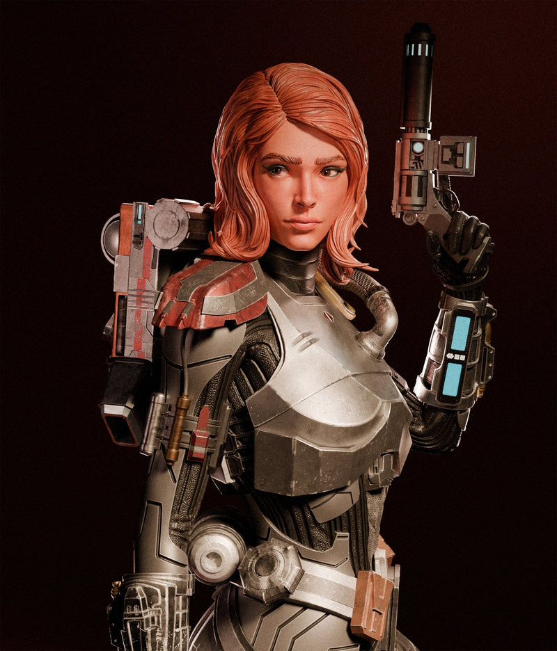 Shae Vizla - SW (SFW/NSFW 18+ Only) - 1:6, 1:9 Scale Figures & Bust