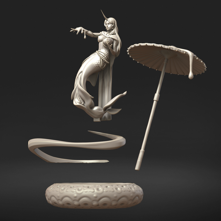 Naia – Naiad Water Spirit – Resin Tabletop Miniature