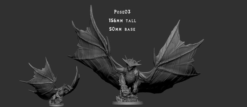 Namael – Elder Dragon Aerial Apex Inspired Monster Miniature