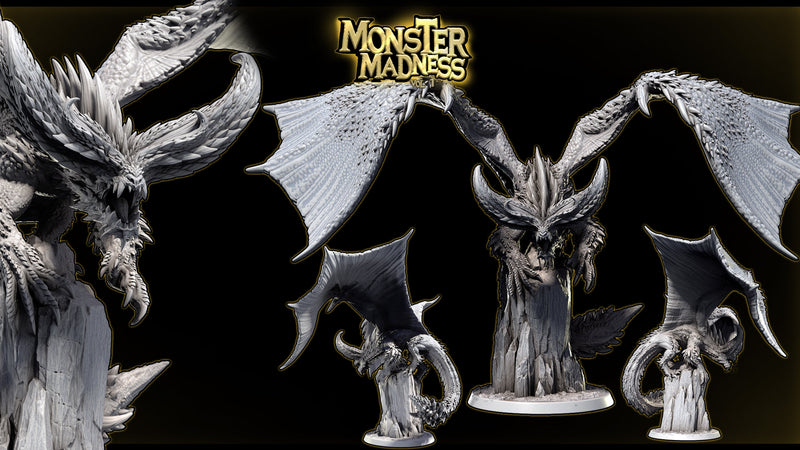 Nerante – Elder Dragon Brute Wyvern Inspired Monster Hunter Miniature