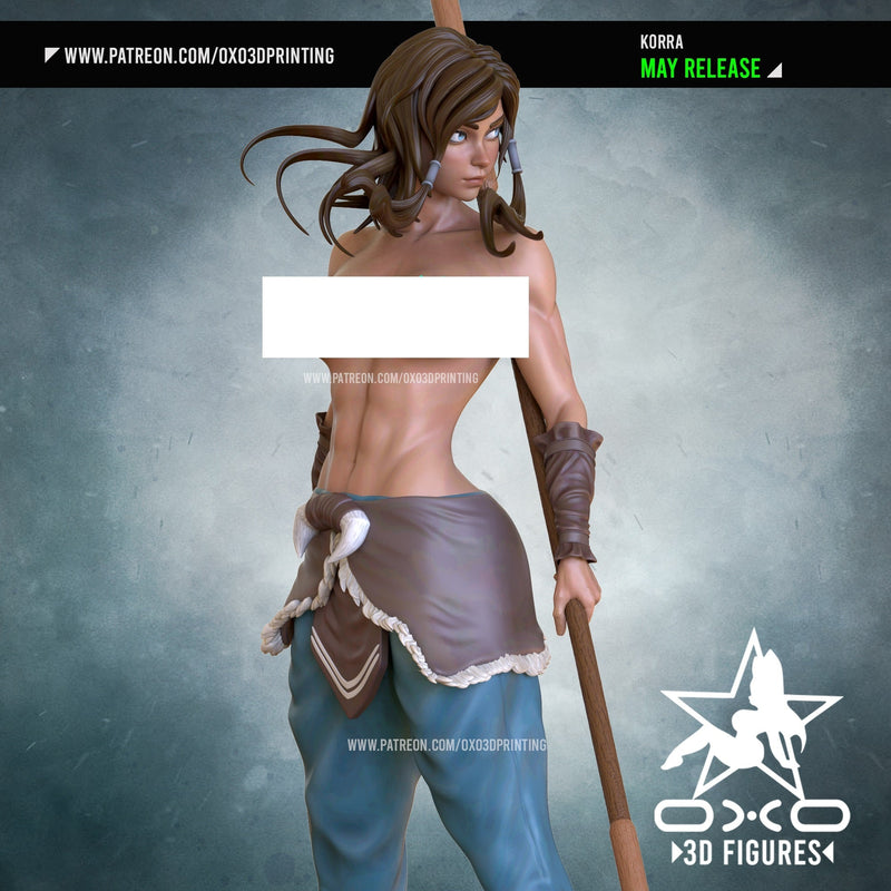 Korra - Avatar - The Last Airbender (SFW/NSFW 18+) -  1:10 Scale