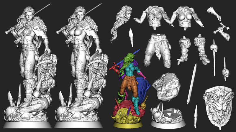 Red Sonja - Conan the Barbarian (SFW/NSFW 18+) - 1:8 Scale Figure