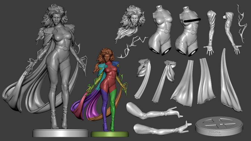 Storm  - Marvel Comics (SFW/NSFW 18+ Only) - 1:8 Scale Figure