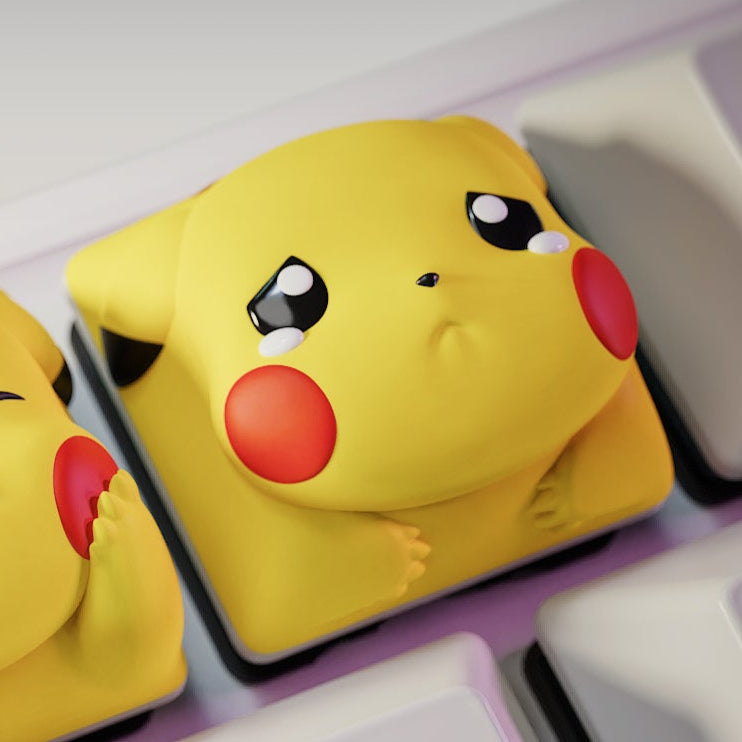 Pikachu - Pocket Monsters - Keyboard Keycaps