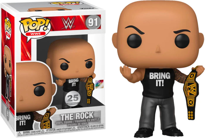 POP The Rock w/Championship Belt (WWE) Funko Exclusive