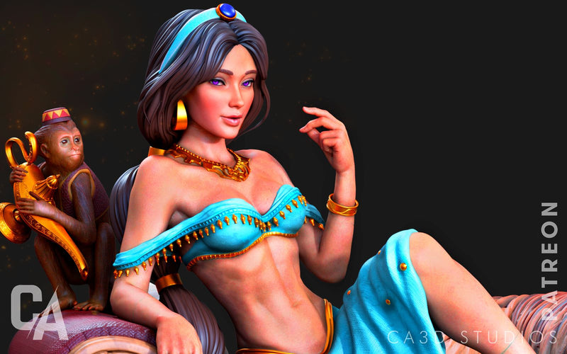 Jasmine - Aladdin  -  1:6, 1:9 Scale Figures & Bust