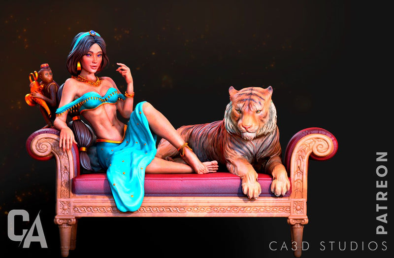 Jasmine - Aladdin  -  1:6, 1:9 Scale Figures & Bust