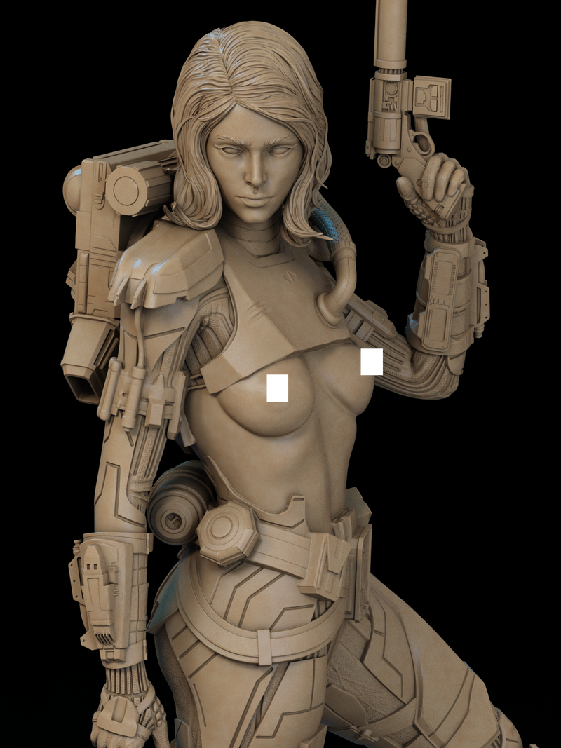 Shae Vizla - SW (SFW/NSFW 18+ Only) - 1:6, 1:9 Scale Figures & Bust