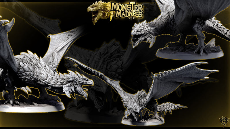 Raalos – Rathalos-Inspired Flying Wyvern – Monster Madness Vol 2 Miniature