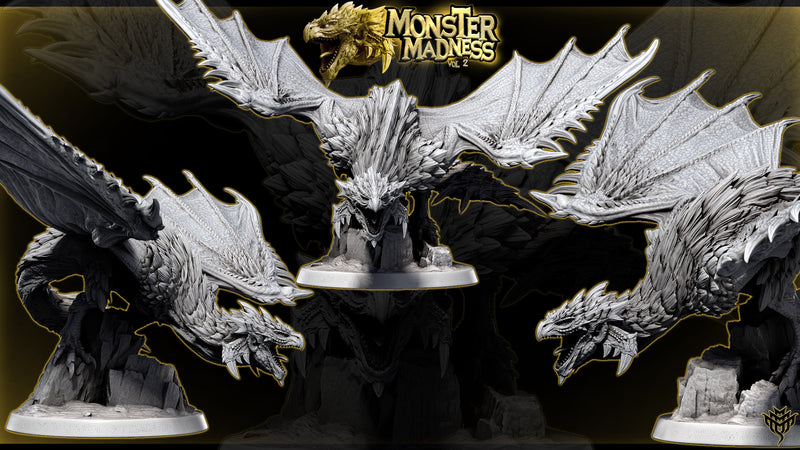 Raalos – Rathalos-Inspired Flying Wyvern – Monster Madness Vol 2 Miniature