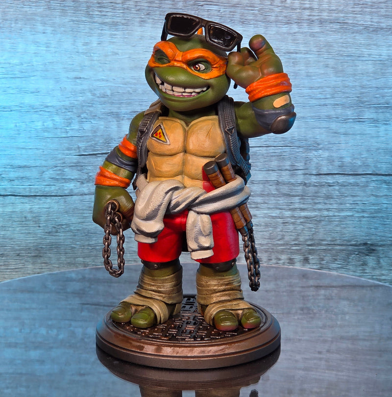 Toon Michaelangelo - Ninja Turtles - 1:12 Scale