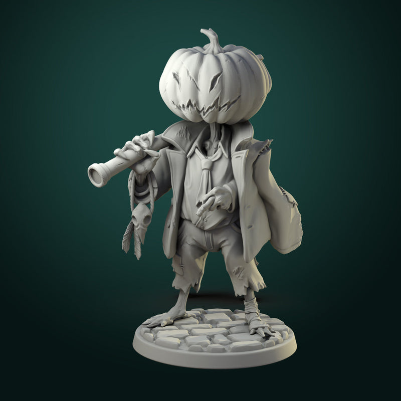 Scarecrow – Pumpkin-Headed Horror Miniature