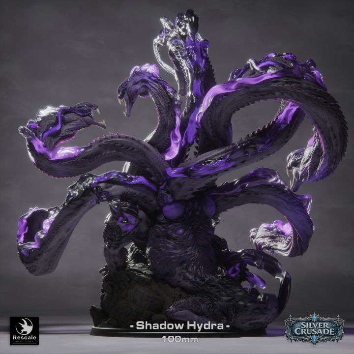 Shadow Hydra – Dungeons & Dragons Monster – Resin Miniature