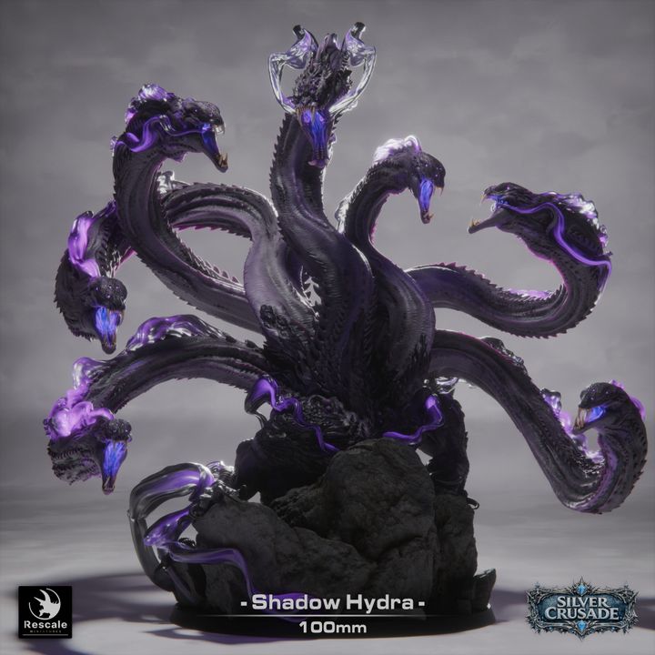 Shadow Hydra – Dungeons & Dragons Monster – Resin Miniature