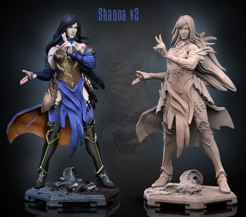 Shanoa – Gothic Sorceress – Castlevania Inspired Miniature