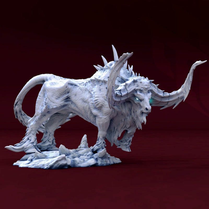 Thunderous Stampede – Lightning Elemental Ox / Elemental Monster – Miniature