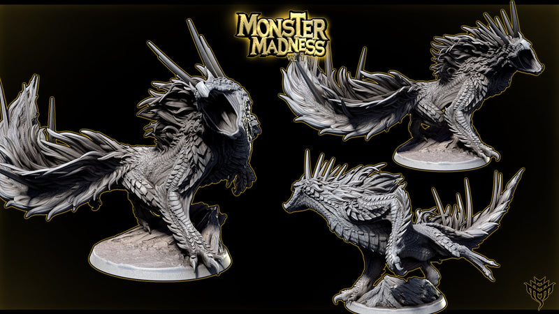 Todach – Odogaron-Inspired Fanged Wyvern – Monster Madness Vol. 1 Miniature