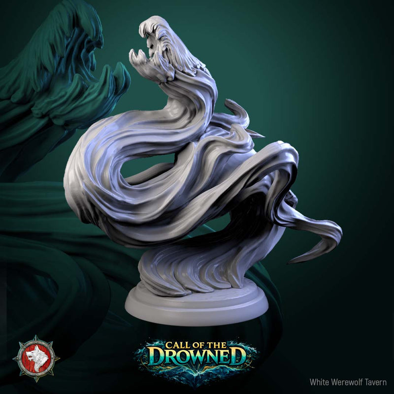 Water Elementals – Call of the Drowned – 32mm Resin Miniature Set