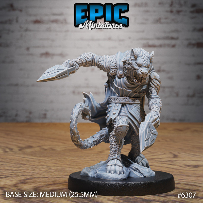 Were-Tiger – Dungeons & Dragons Player Characters – Resin Miniature