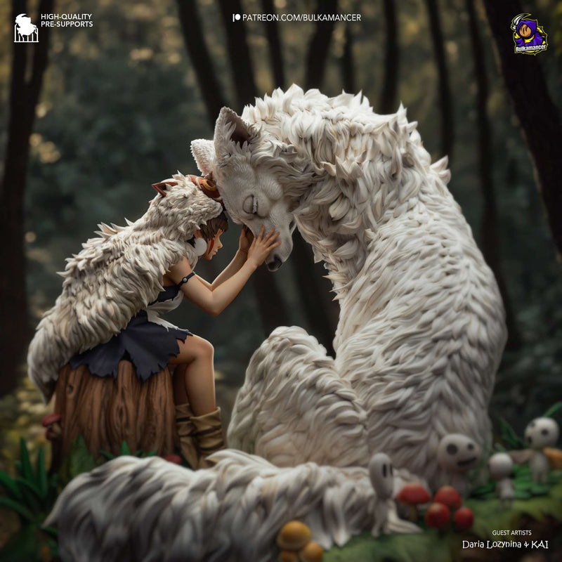 San and Moro - Princess Mononoke - 1:8 scale Figure