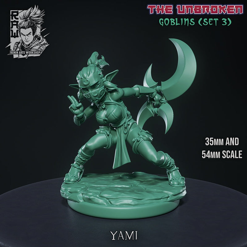 Yami the Assassin – Goblin Rogue – Resin Tabletop Miniature