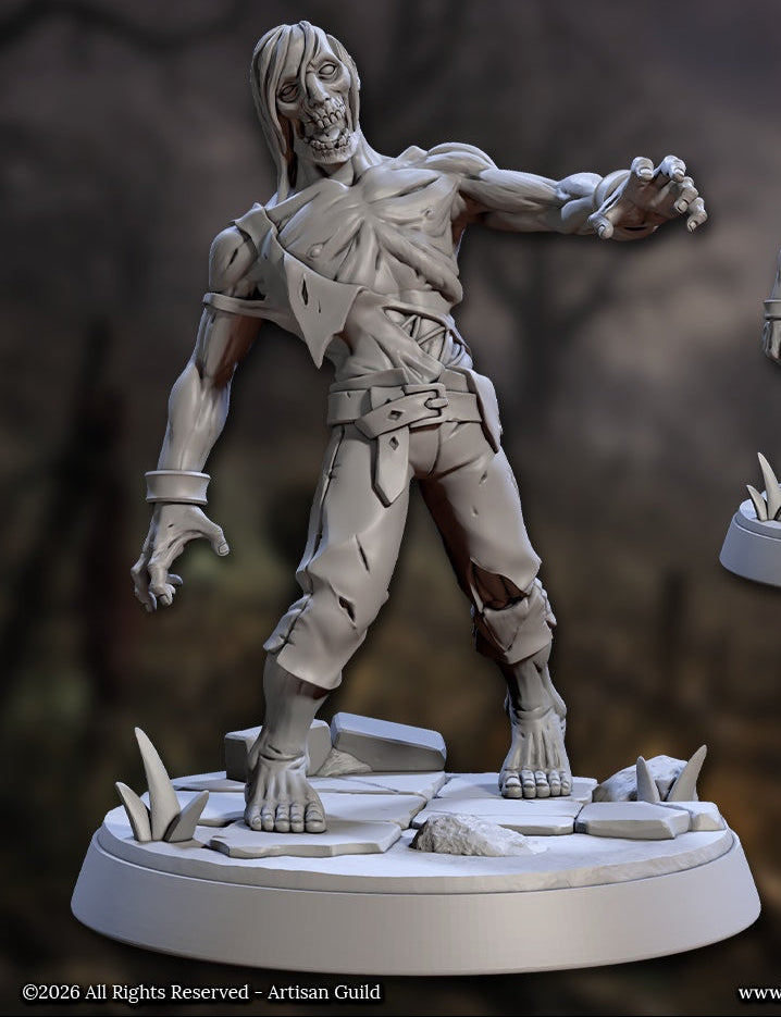 Zombie Walker – Dungeons & Dragons Monster – Resin Miniature