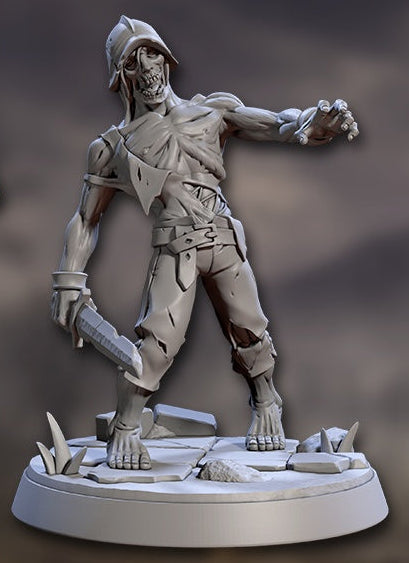 Zombie Walker – Dungeons & Dragons Monster – Resin Miniature