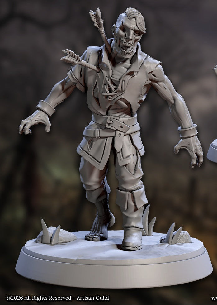 Zombie Walker – Dungeons & Dragons Monster – Resin Miniature