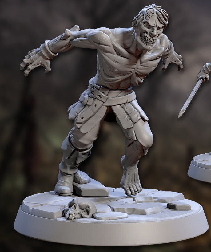 Zombie Walker – Dungeons & Dragons Monster – Resin Miniature
