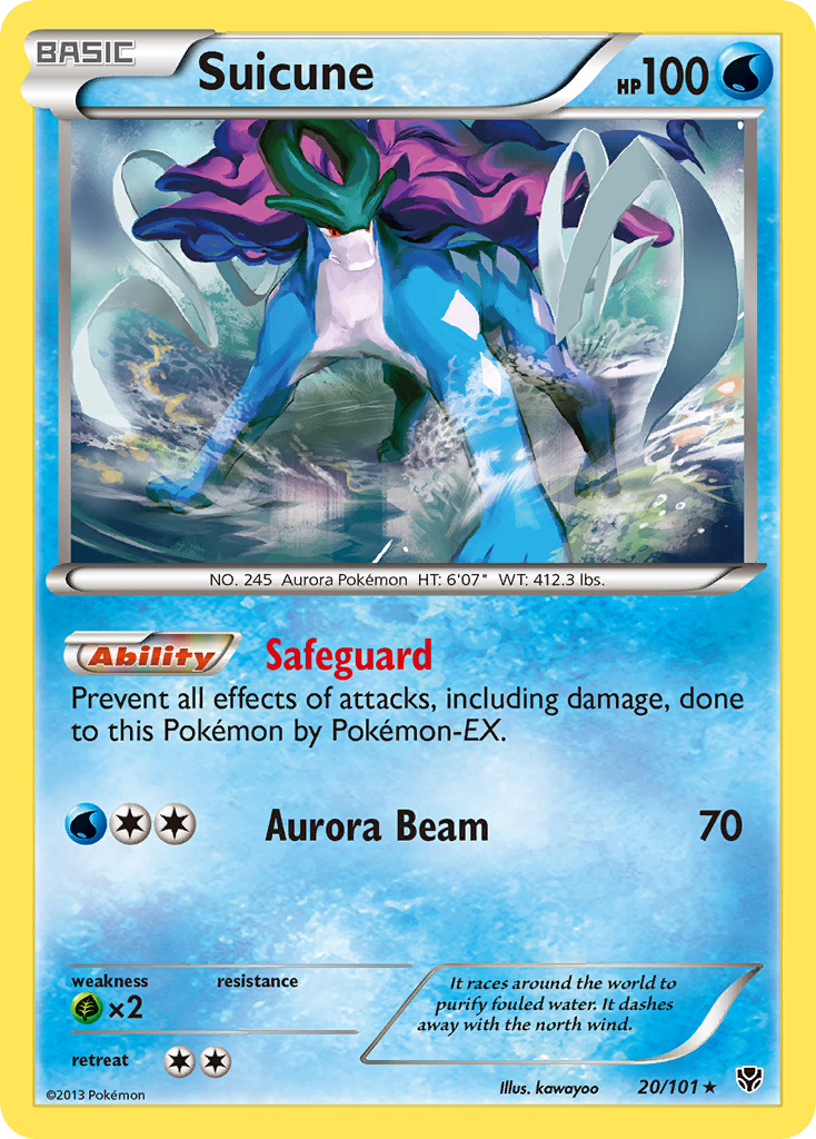 Suicune (20/101) [Black & White: Plasma Blast]