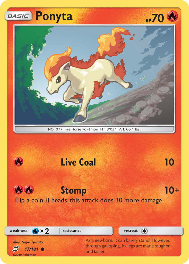 Ponyta (17/181) [Sun & Moon: Team Up]