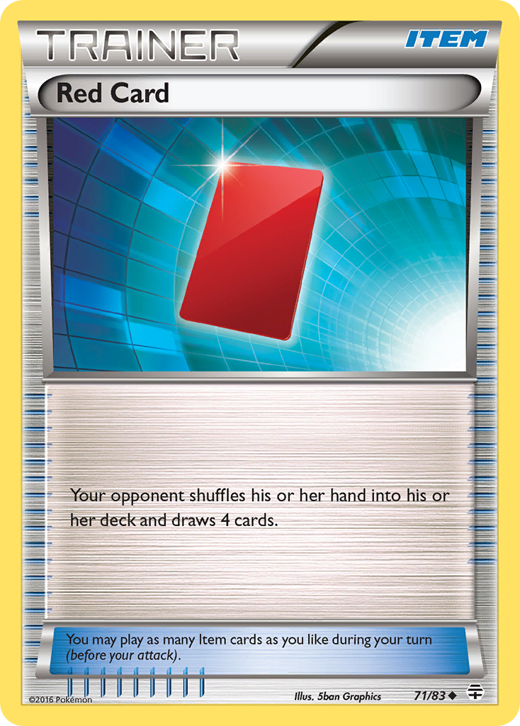 Red Card (71/83) [XY: Generations]